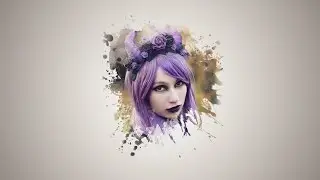 Easy Brush Paint Splash Effect Portrait (Brush) | Photoshop CC