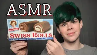 ASMR Little Debbie Swiss Roll Mukbang | Eating Sounds