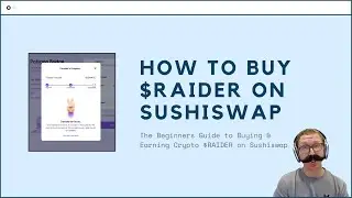 How to buy and provide $RAIDER liquidity on Sushiswap