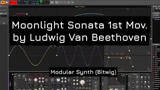 Modular Synth Meets Beethoven Moonlight Sonata Mov. 1