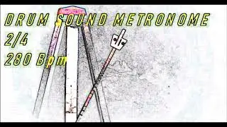 Best metronome ever!! Real drum sound.. 2/4  280Bpm