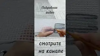 Подробный МК о том, как связать коврик в ванную комнату