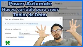 Power Automate Desktop: Nuevas variables de Tablas || Insertar y borrar filas