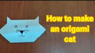 How to make an origami cat