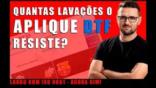 Quantas Lavações o Aplique DTF Resiste?