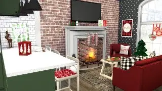 The Sims 4: Speed Build // TINY CHRISTMAS HOUSE