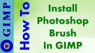 Photoshop Brush in GIMP - How to Download and Install