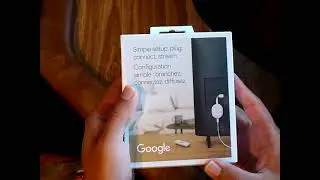 Unboxing of Google Chromecast with Google TV HD GA03131-CA