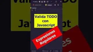 CÓMO validar formularios con JAVASCRIPT y Expresiones Regulares - 