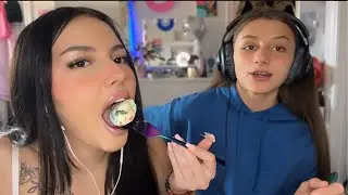 ASMR | Mukbang & Sister Tag 🍱
