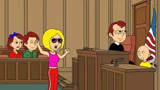 Caillou testifies against karen in court