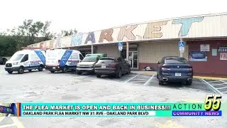 Flea market is back in full action after small Fire causes a week shutdown madness!