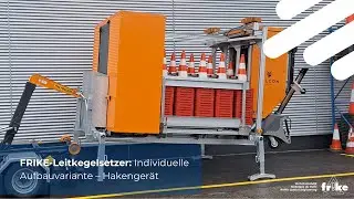 FRIKE-Leitkegelsetzer: Individuelle Aufbauvariante – Hakengerät