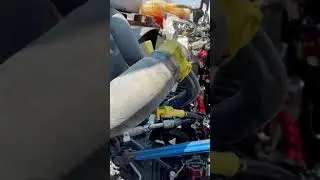 Plain water coming out of the engine Charge Air Cooler…