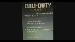 MW3 LEAKED SCREEN SHOTS - MAIN MENU