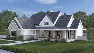 Modern Farmhouse Virtual Tour | Plan 963-01005