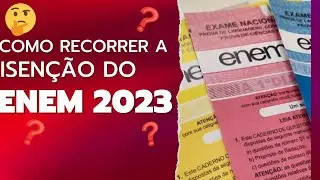 ENEM 2023: CONFIRA RESULTADO E COMO RECORRER A TAXA DE ISENÇÃO
