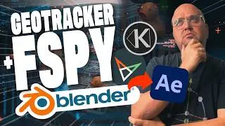 💥Motion Tracking in GEOTRACKER for BLENDER! 🤯 Complete Workflow using Fspy and After Effects!!!