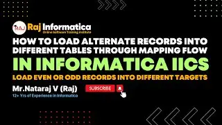 How to load Alternative records to 2 targets in Informatica IICS / IDMC , Load Even and Odd Records