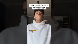 TRUCCO SU COME AVERE LA VOCE PIÚ PROFONDA !