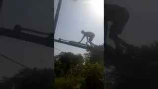 Electrician tower fitting Show this one very nice video