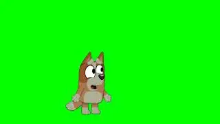 Bingo Heeler Acting Howl Green Screen | Bluey Cubby (V2)