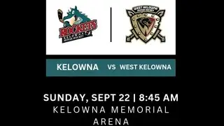 Rockets vs West Kelowna (seeding weekend)