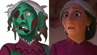 Disney's Encanto Drawing Meme - The Family Madrigal but ZOMBIE [5]