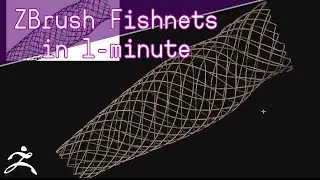 𐄳 ZBrush Fishnets In 1 Minute 𐄳