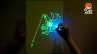 Рисуем лилию на планшете Рисуй светом