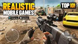 Top 10 Most Realistic Console Games On Mobile! (Android/iOS) | Best High Graphics Android Games