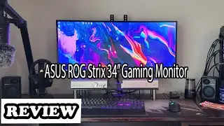 ASUS ROG Strix 34” Gaming Monitor Review - Awesome Ultrawide Monitor For Gaming