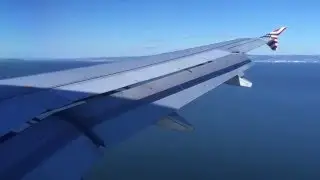 Virgin America A320 landing at San Francisco