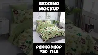 Bedding Mockup - Photoshop File