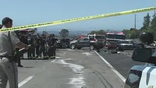 1 dead, 9 hospitalized after big-rig crash on Santa Rosa’s Highway 12