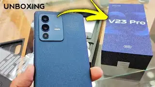 Unboxing Vivo V23 Pro 5G Black Color | Price 39990 | 8+128 GB | 108 MP Camera | Stardust Black