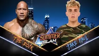 Jake Paul VS The Rock - WWE Fight