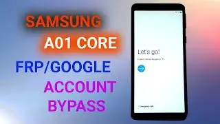 samsung a01 core frp bypass without pc