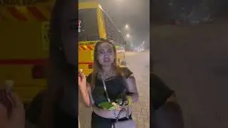 Lina Mukherjee Trying Indian Street Food