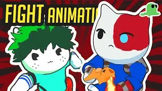 What if Deku helped All Might fight All For One? (fight animation) ネコと化した[ヒロアカ]