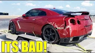 I Bought a Badly Wrecked Nissan GTR From the salvage Yard!