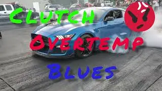 2020 GT500 3.8 WHIPPLE💨CLUTCH OVERTEMP BLUES 😡  #shorts #gt500 #shelby #ford #mustang