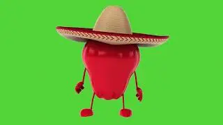 Green screen apple animation video 