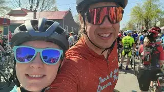 Barry Roubaix - the worlds largest gravel race on our tandem!