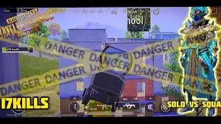 17kill:solo vs squad | чувствительность | Pubg mobile 😀