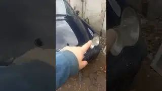 Переход по краски Переход по лаку на капоте мерседеса.