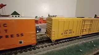Union Pacific HO scale train.