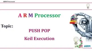 PUSH POP KEIL EXECUTION ARM LPC 1768