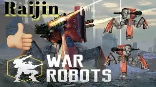 War robots Raijin [WR] great fight