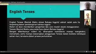 ENGLISH SIMPLE TENSES : POLTEKKES KEMENKES MALUKU, SANITASI 1A & 1B 2021